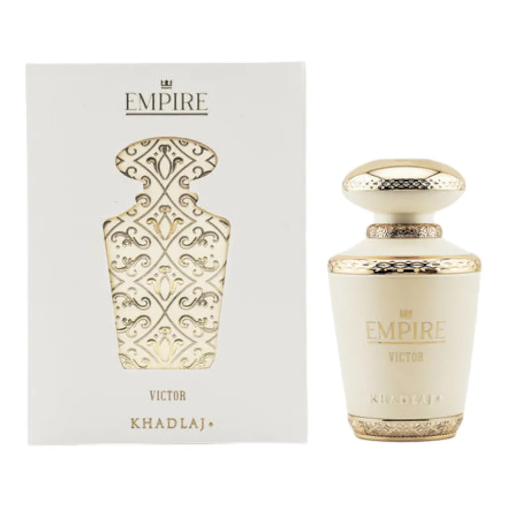 Empire Victory 100ml perfume by Khadlaj – citrus jasmine caramel scent with musk and vanilla