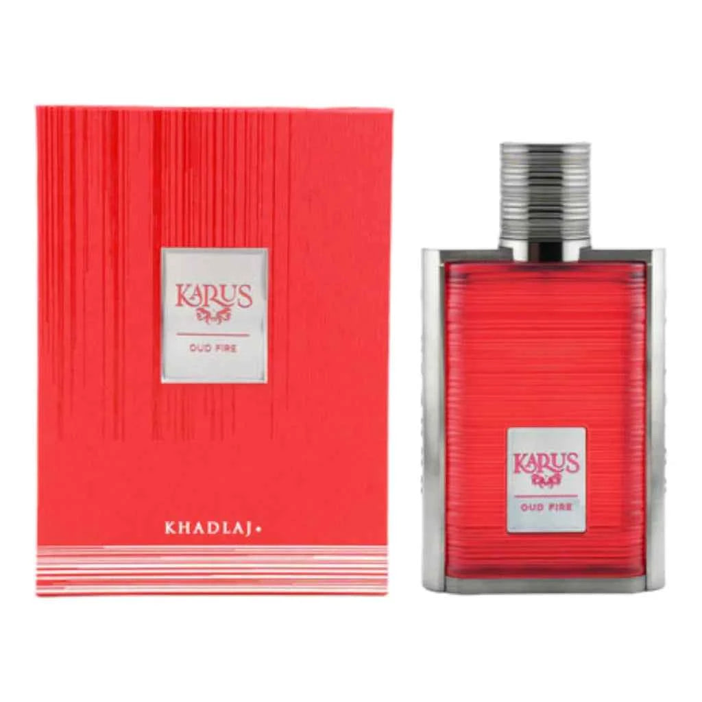 Karus Oud Fire 100ml Eau de Parfum – bottle with box