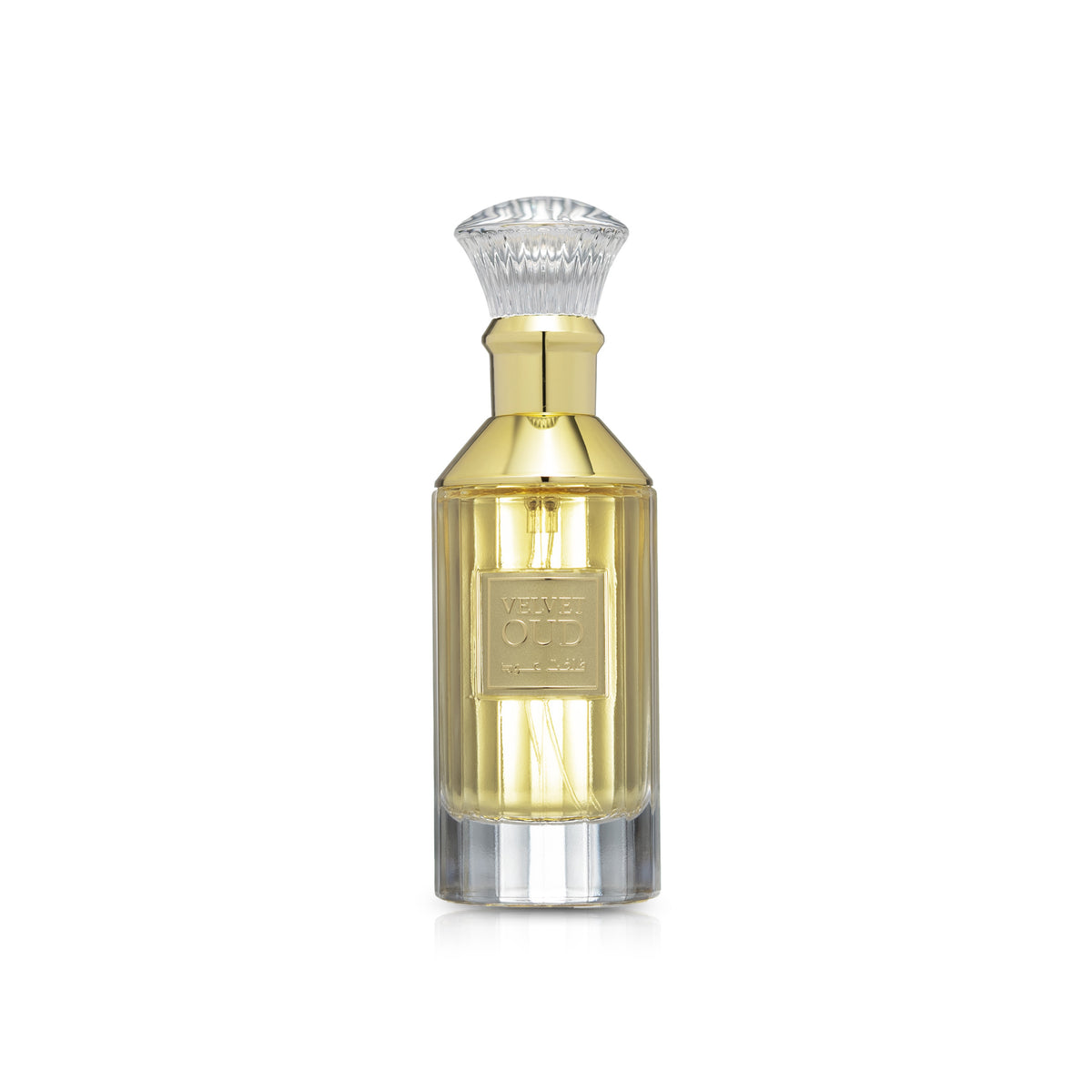 Lattafa Velvet Oud perfume bottle