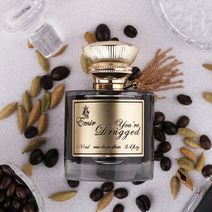 You're Drugged cardamom coffee and spice perfume bottle