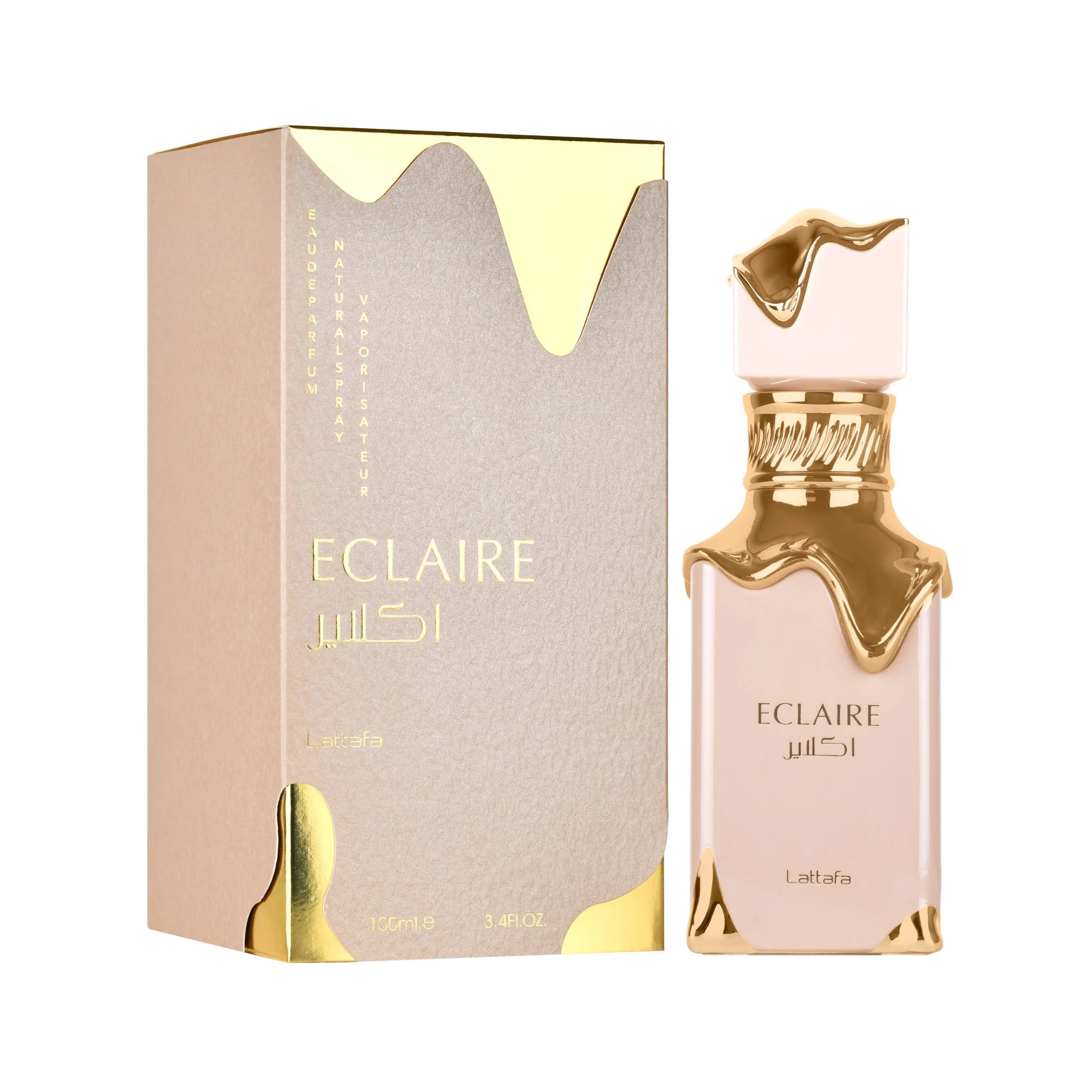 Lattafa Eclaire Perfume Bottle – Sweet Caramel Vanilla Fragrance