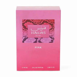 Hawas Pink by Rasasi 100ml perfume, third product view