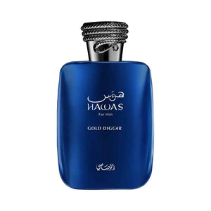 Rasasi Hawas Gold Digger For Him Eau de Parfum 100ml – bottle