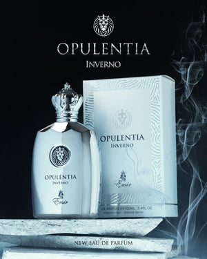 Opulentia Inverno by Emir green tea citrus perfume bottle