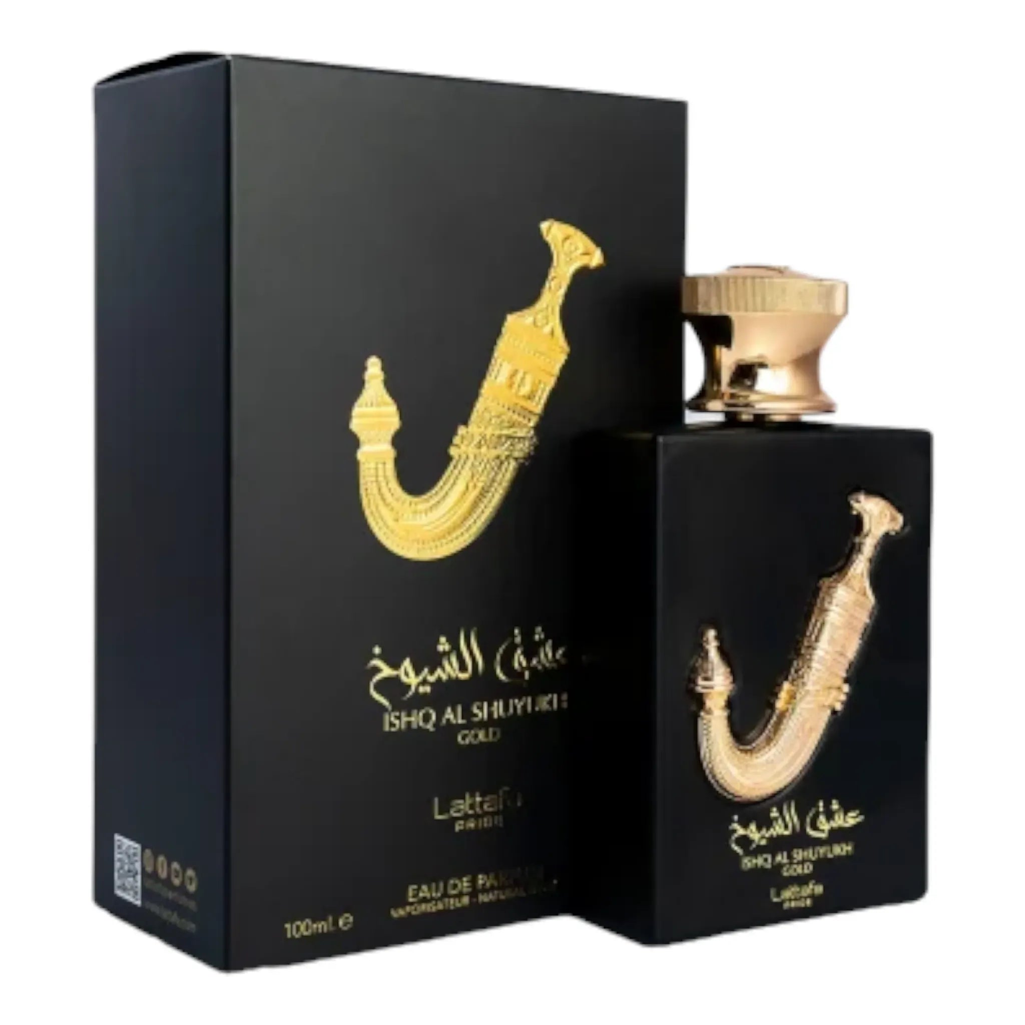 Lattafa Ishq Al Shuyukh Gold Perfume – 100ml Oud & Leather Unisex Fragrance
