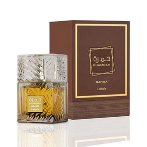 Khamrah Qahwa by Lattafa β Spicy Coffee & Vanilla Perfume Bottle