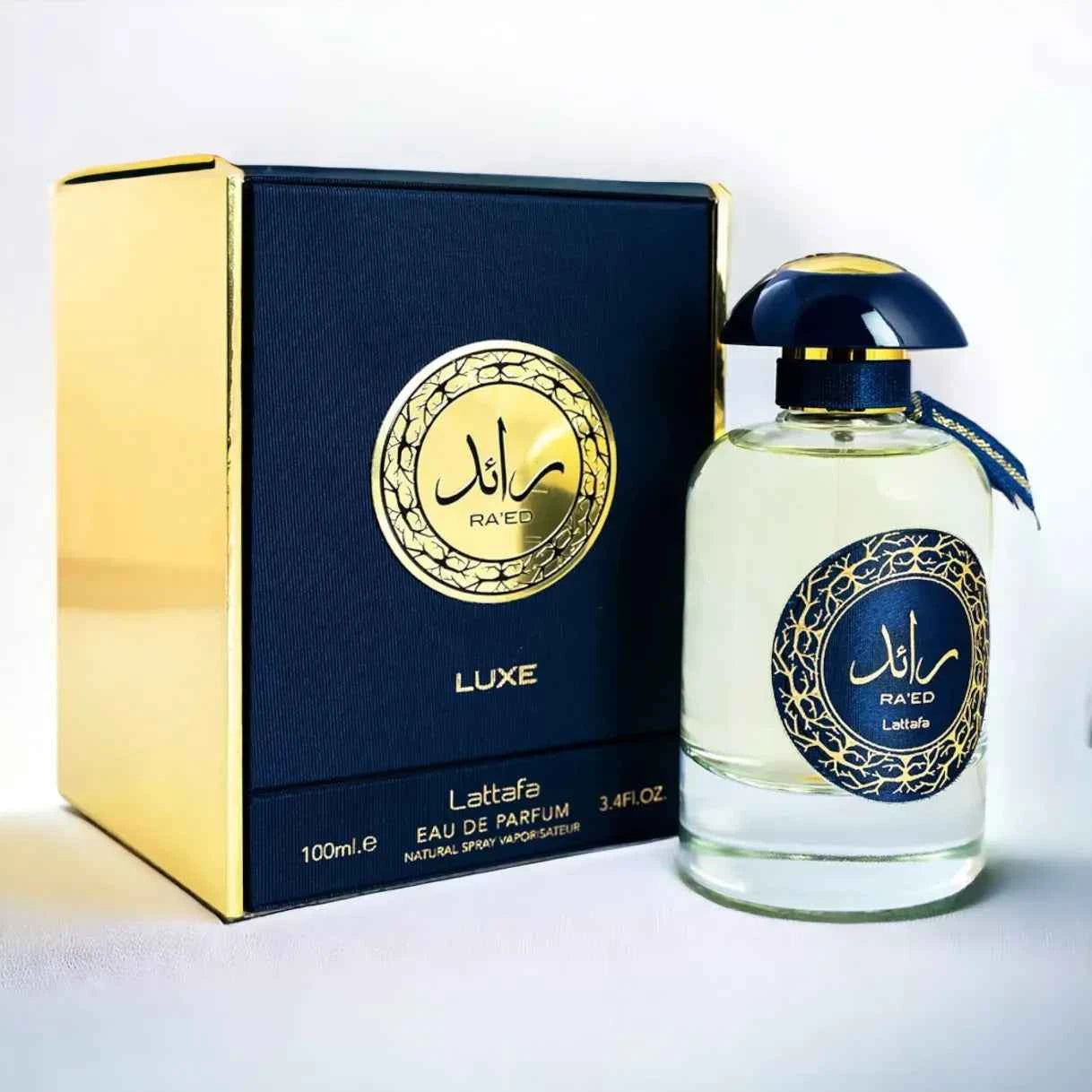 Ra’ed Luxe by Lattafa – Unisex Arabic Perfume 100ml (Oud, Vanilla, Lavender)