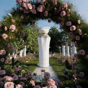 Joy Gulf Orchid 100ml by Khadlaj – fruity floral perfume with plum, red fruits, tuberose, amber, creamy musk, and cashmere in a bright, elegant bottle.