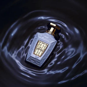 Soudfa 100ml by Maison Asrar – floral musky perfume with peach, mandarin, rose, jasmine, neroli, patchouli, sandalwood, and vetiver in a refined bottle.