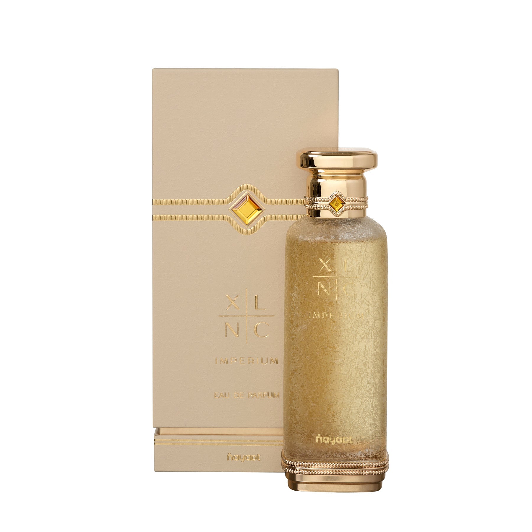 XLNC Imperium by Nayaat 200ml perfume box and bottle packaging