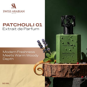 Swiss Arabian Patchouli 01 Extrait de Parfum 50ml - lifestyle image