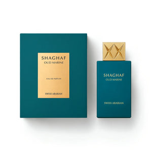 Swiss Arabian Shaghaf Oud Marine Eau de Parfum 75ml - bottle with box