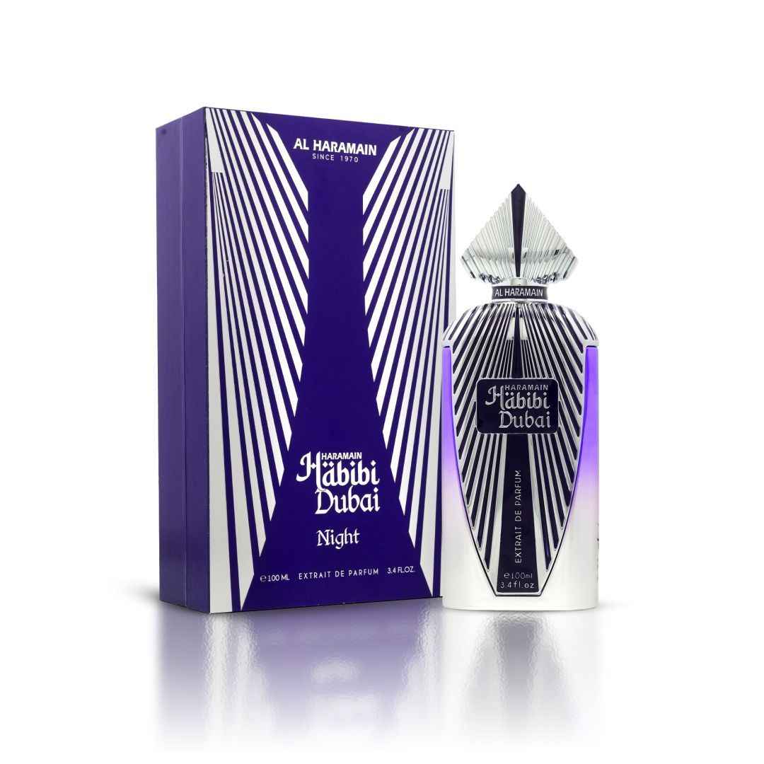 Haramain Habibi Dubai Night Extrait de Parfum 100ml | Woody Amber Unisex Fragrance