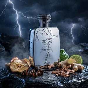 Hawas Thunder by Rasasi | Amber Woody Eau de Parfum 100ml