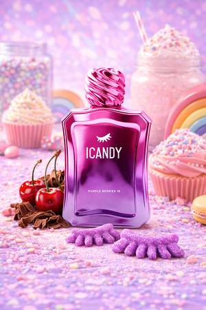 Purple Berries 18 perfume with candies