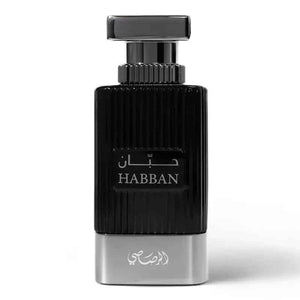 Al Wisam Habban by Rasasi eau de parfum bottle