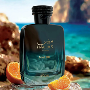 Hawas Malibu by Rasasi | Fruity Amber Eau de Parfum 100ml