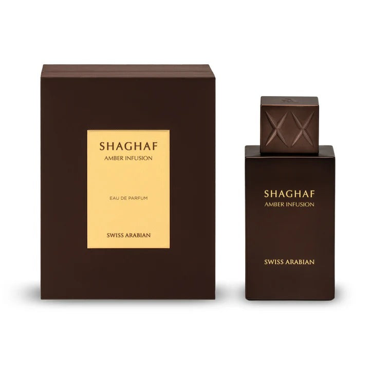 Shaghaf Amber Infusion Eau de Parfum | Amber Woody Leather