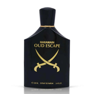 Haramain Oud Escape Extrait 100ml | Bold Oud & Citrus Unisex Perfume
