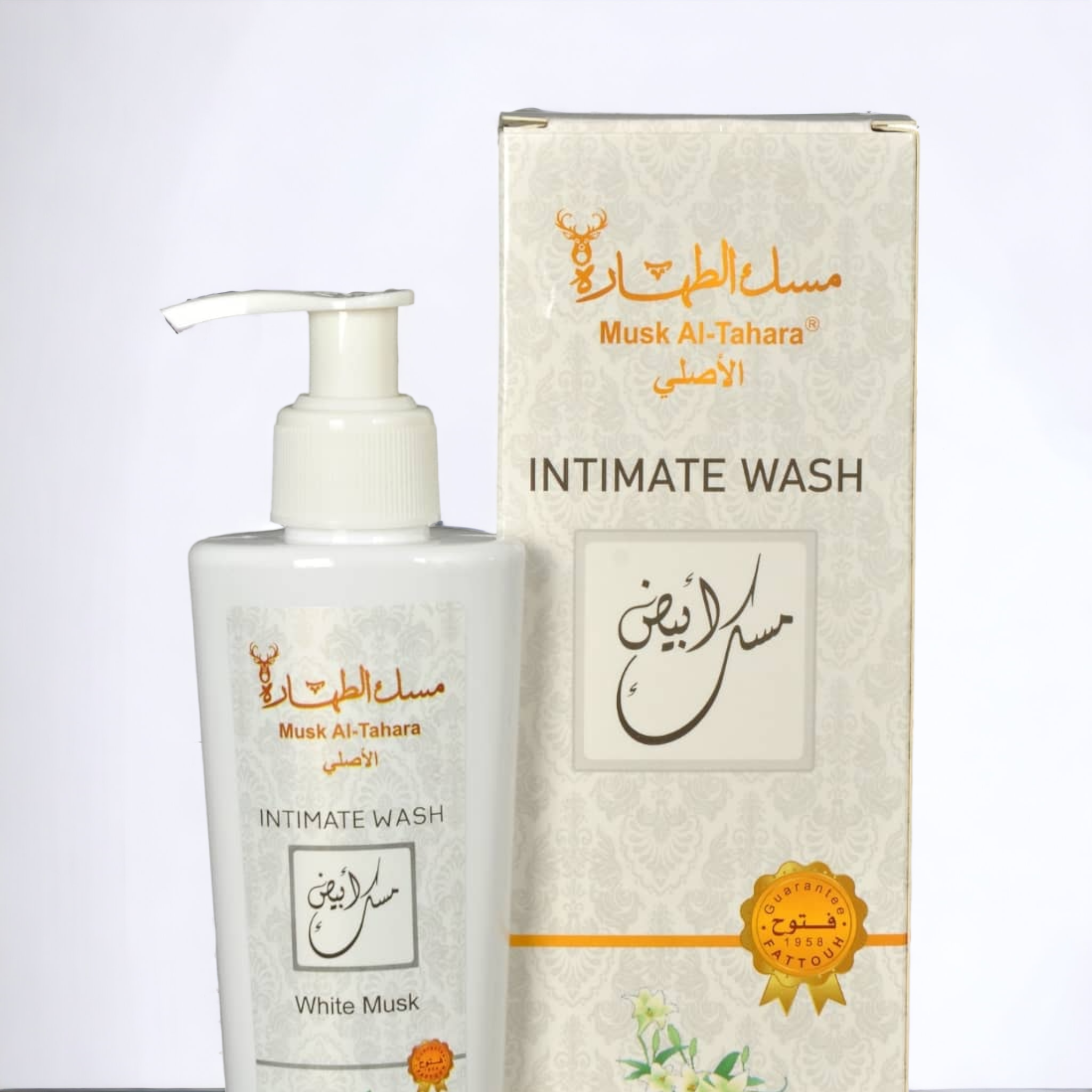 White musk intimate wash