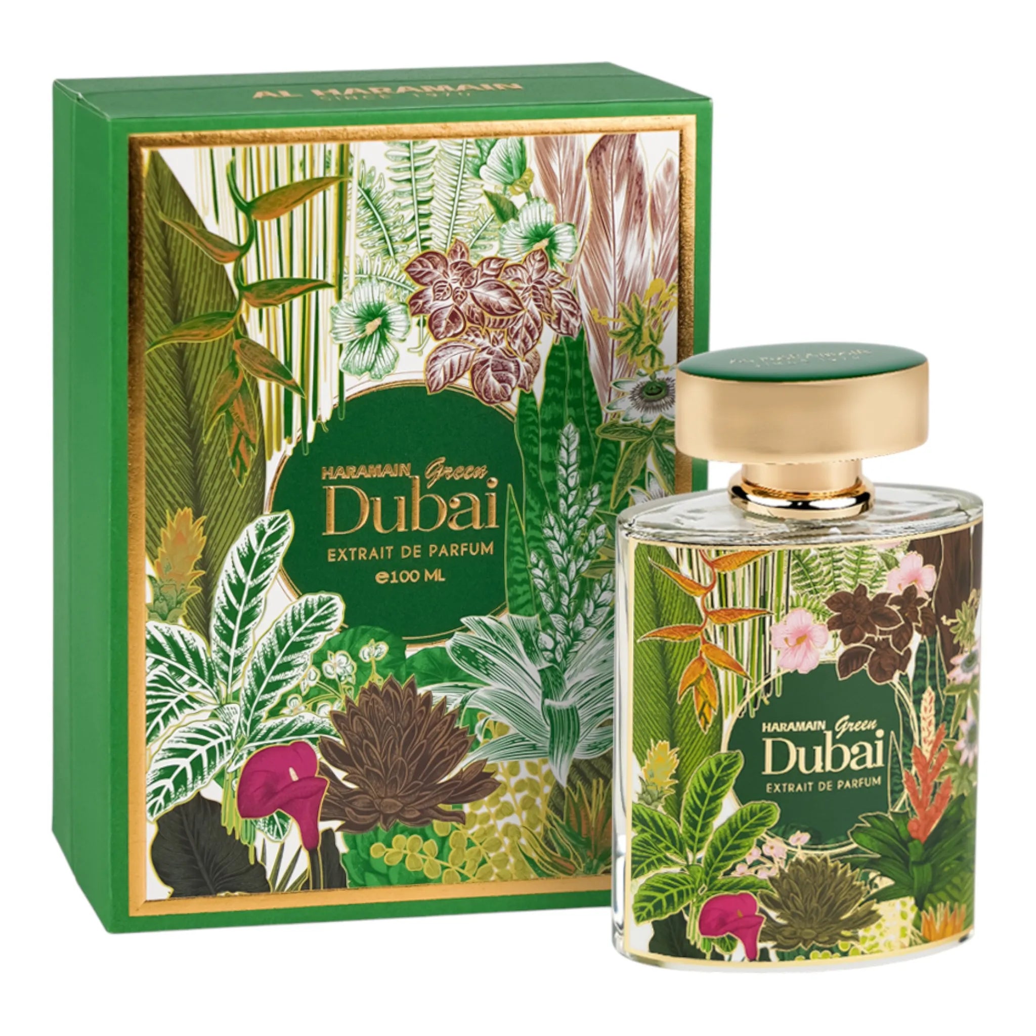 Haramain Green Dubai 100ml Extrait De Parfum – premium Arabic fragrance for men and women

