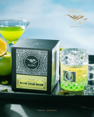 MAWJ Appletini apple rum vanilla perfume bottle