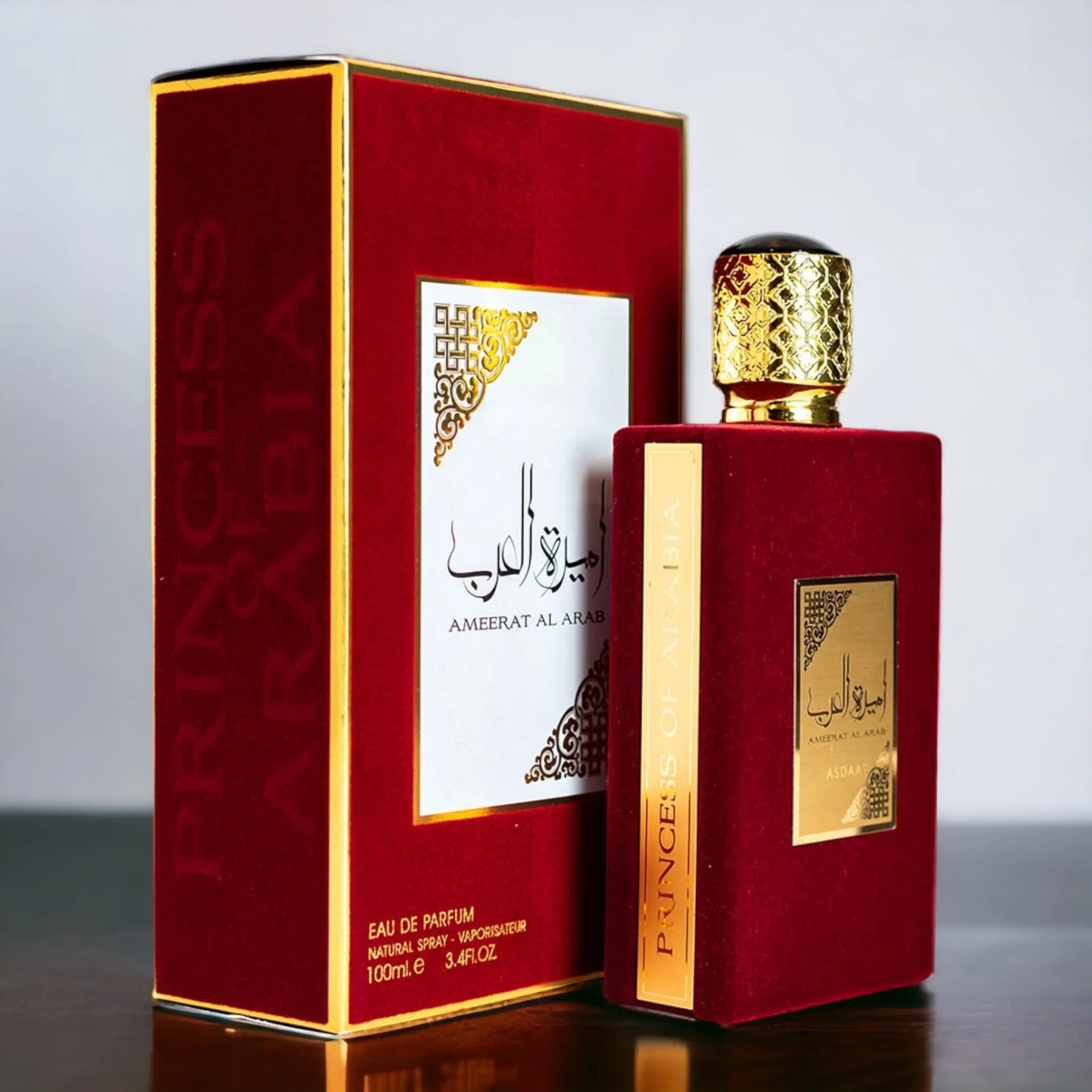 Ameerat Al Arab Perfume 100ml – Arabic Fragrance with Oud, Jasmine, and Musk for Women

