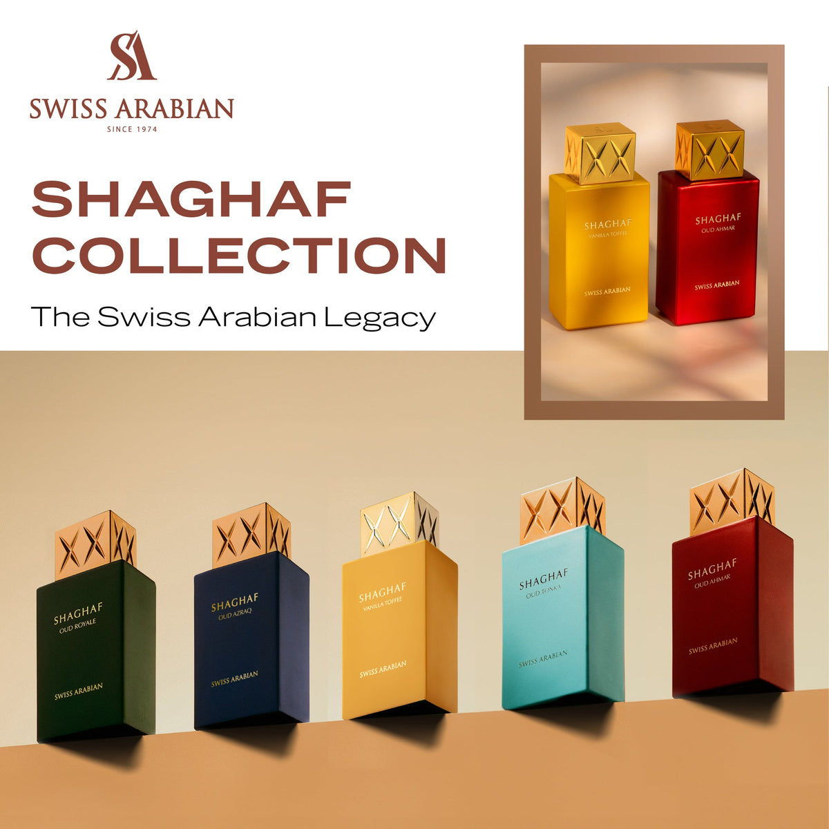 Swiss Arabian Shaghaf Oud Ahmar Eau de Parfum 75ml - Swiss Arabian collection