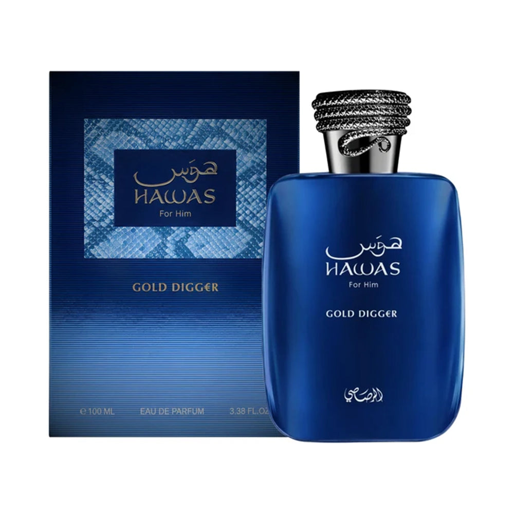 Hawas Gold Digger For Him by Rasasi 100ml Eau de Parfum