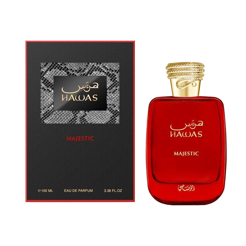 Rasasi Hawas Majestic 100ml Eau de Parfum unisex — citrus woody Hawas fragrance