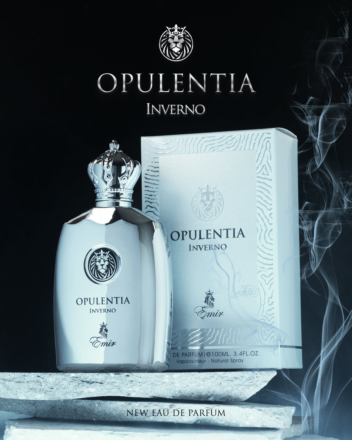 Opulentia Inverno by Emir green tea citrus perfume bottle