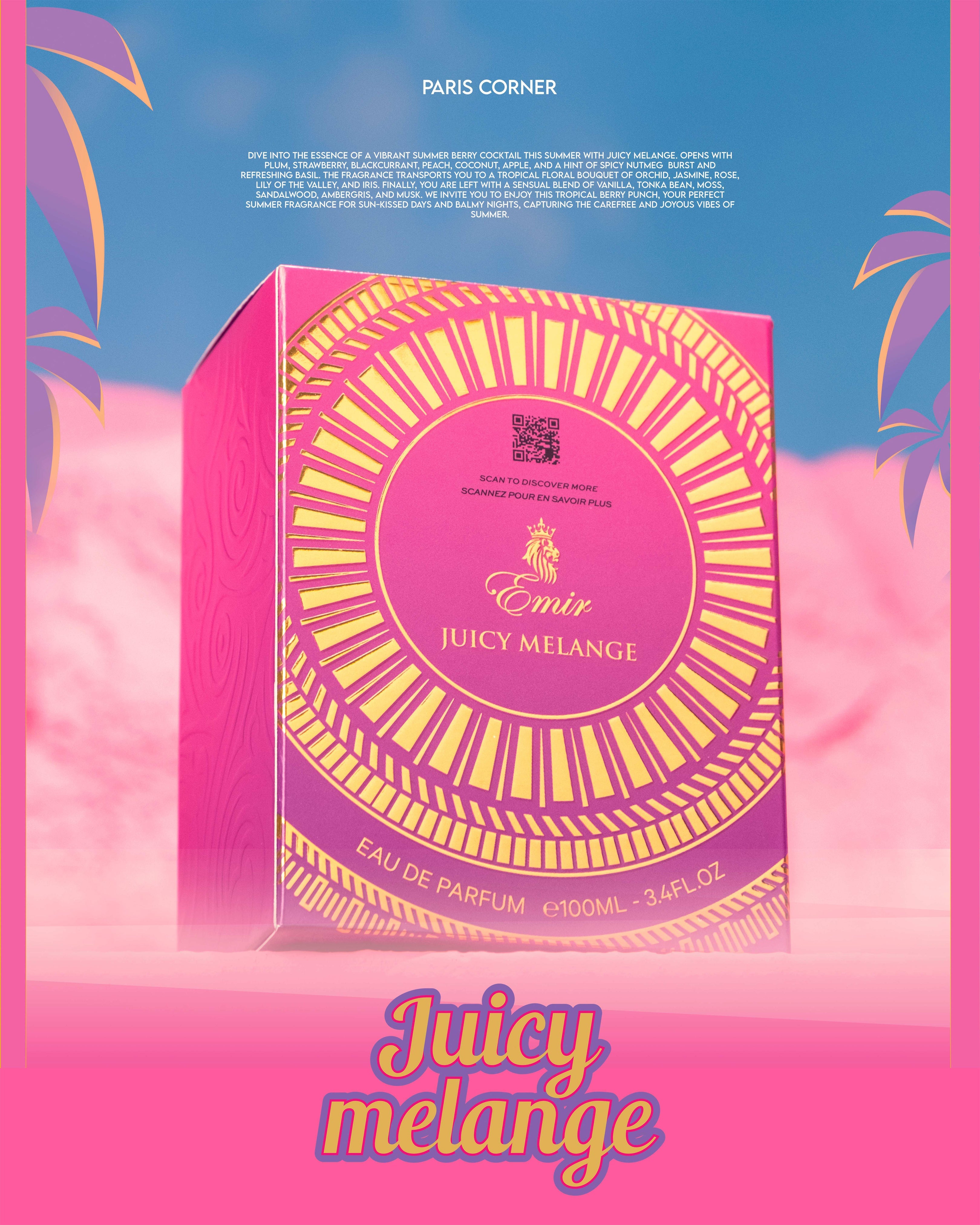 Juicy Melange by Paris Corner perfume detail