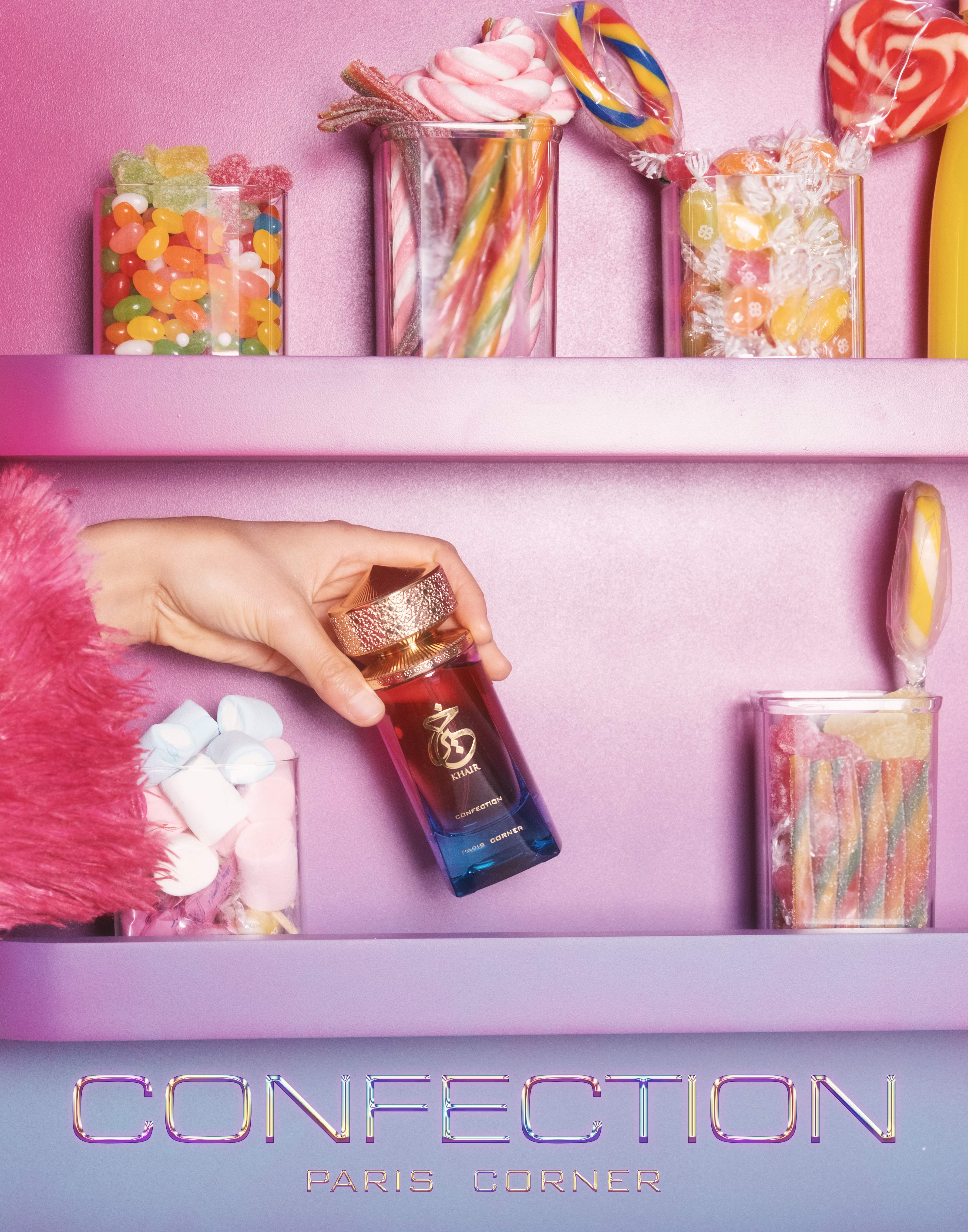 Khair Confection vanilla candy gourmand perfume bottle