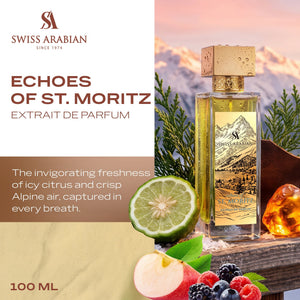 Swiss Arabian Echoes of St. Moritz 1404 Extrait de Parfum 100ml - lifestyle image