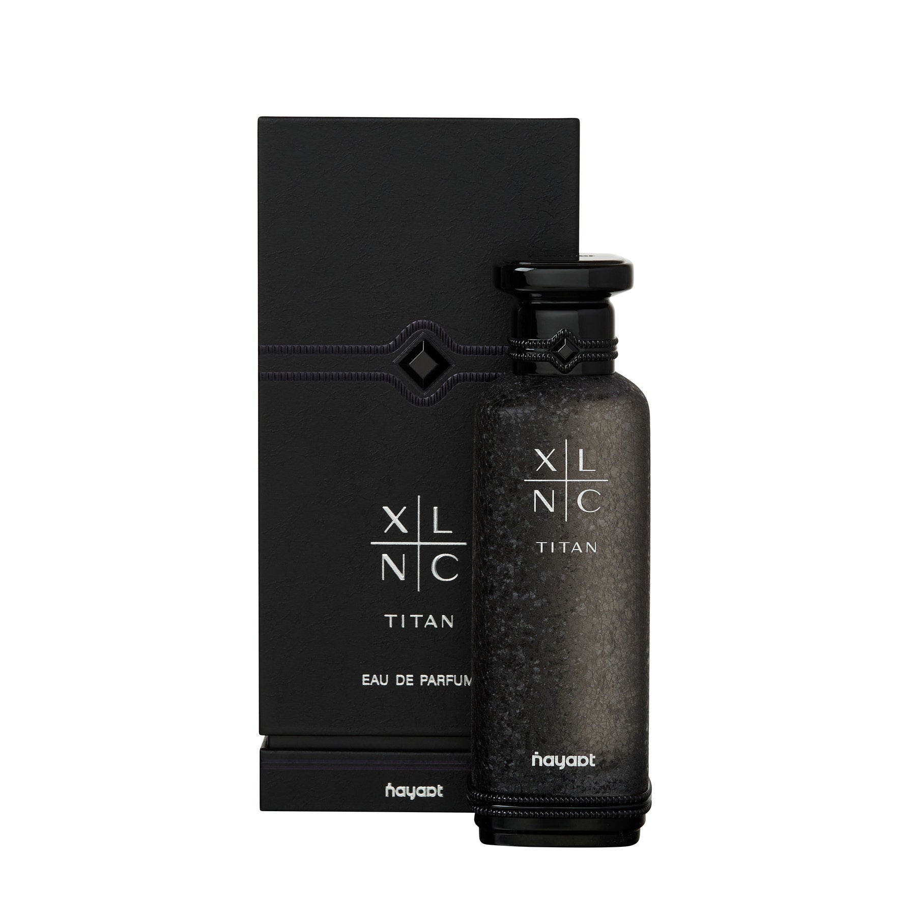 XLNC Titan by Nayaat 200ml perfume box and bottle packaging