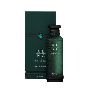 XLNC Grandeur by Nayaat 200ml perfume box and bottle packaging