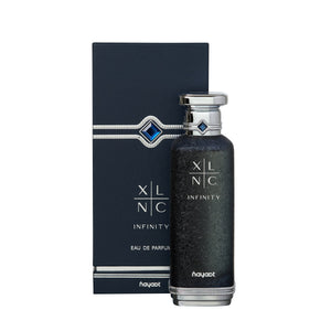 XLNC Infinity by Nayaat 200ml perfume box and bottle packaging