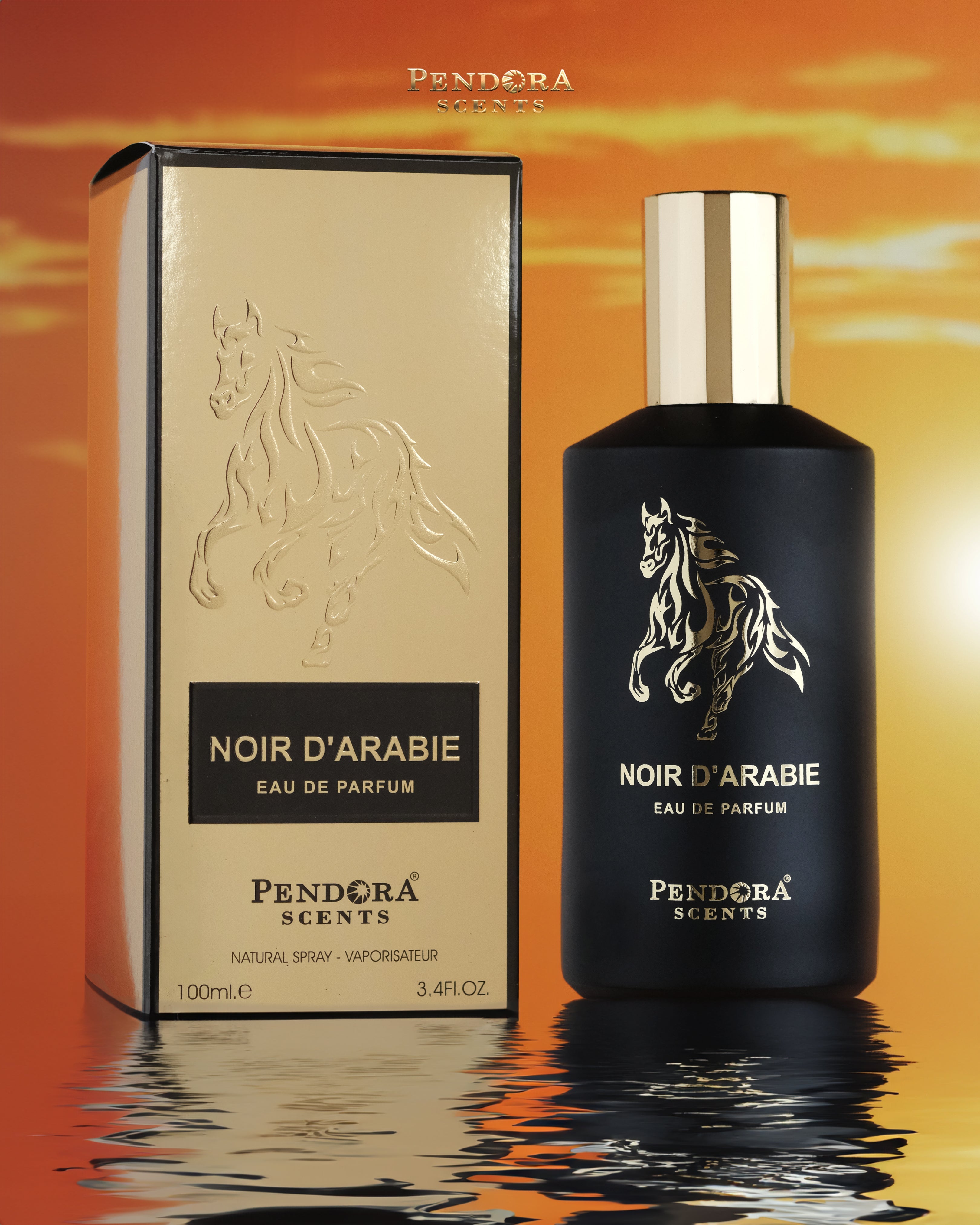 Noir d'Arabie by Paris Corner saffron oud perfume bottle