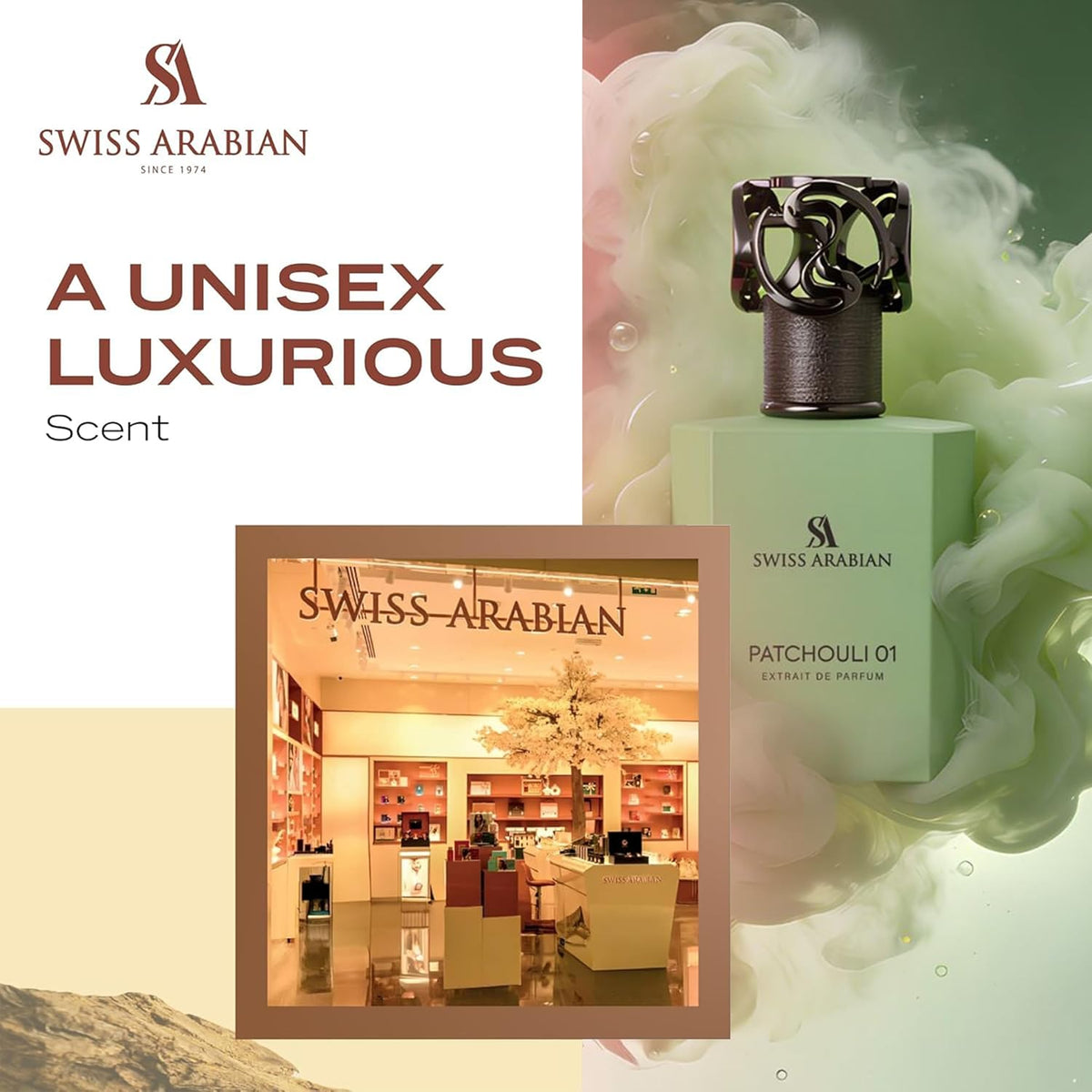 Swiss Arabian Patchouli 01 Extrait de Parfum 50ml - fragrance notes