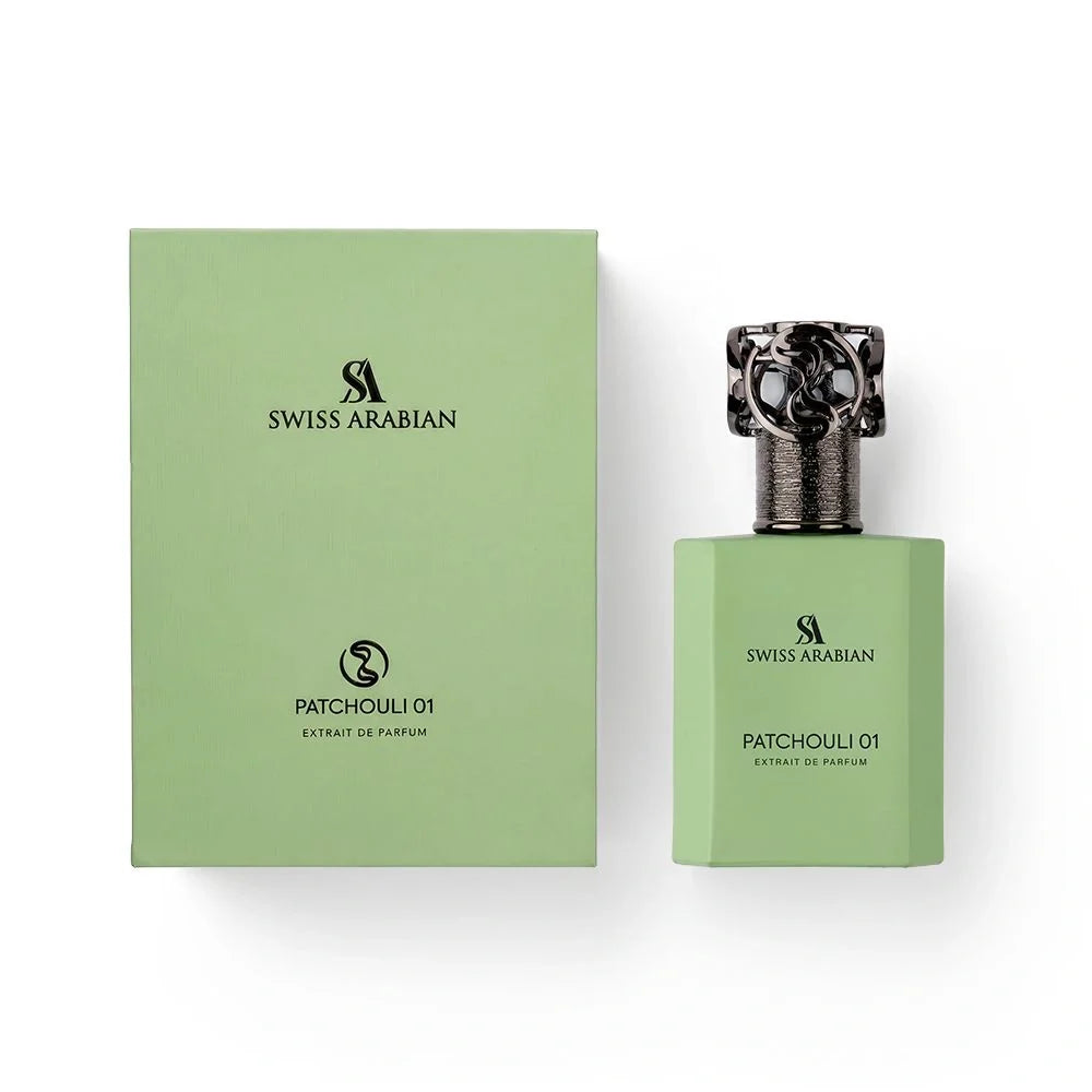 Swiss Arabian Patchouli 01 Extrait de Parfum 50ml - bottle with box