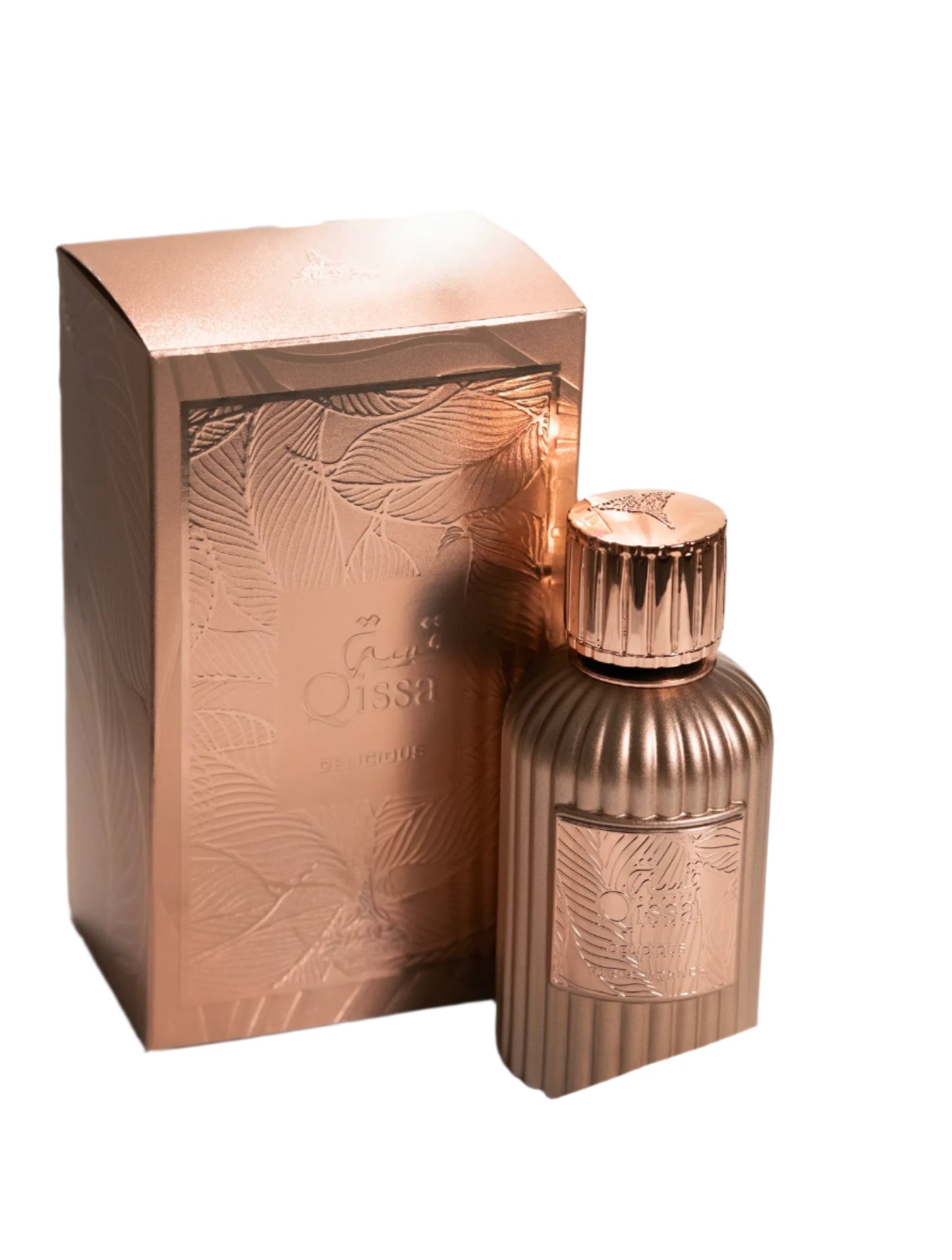 Qissa Delicious perfume with notes of chocolate, whipped cream, marshmallow, vanilla and musk

