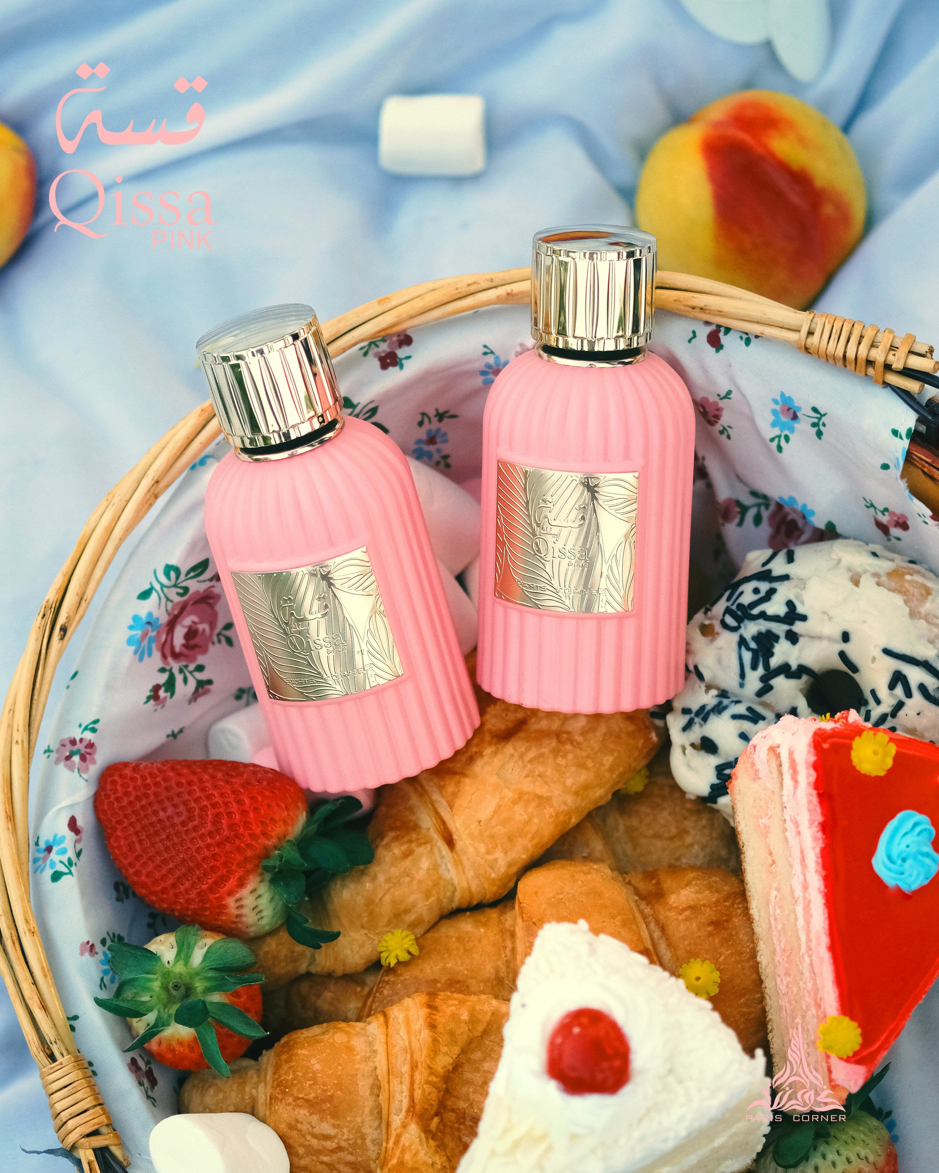 Qissa Pink by Paris Corner perfume packaging