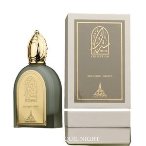 Tranquil Night Musk Collection perfume with citrus, cherry, vanilla, and soft musk notes

