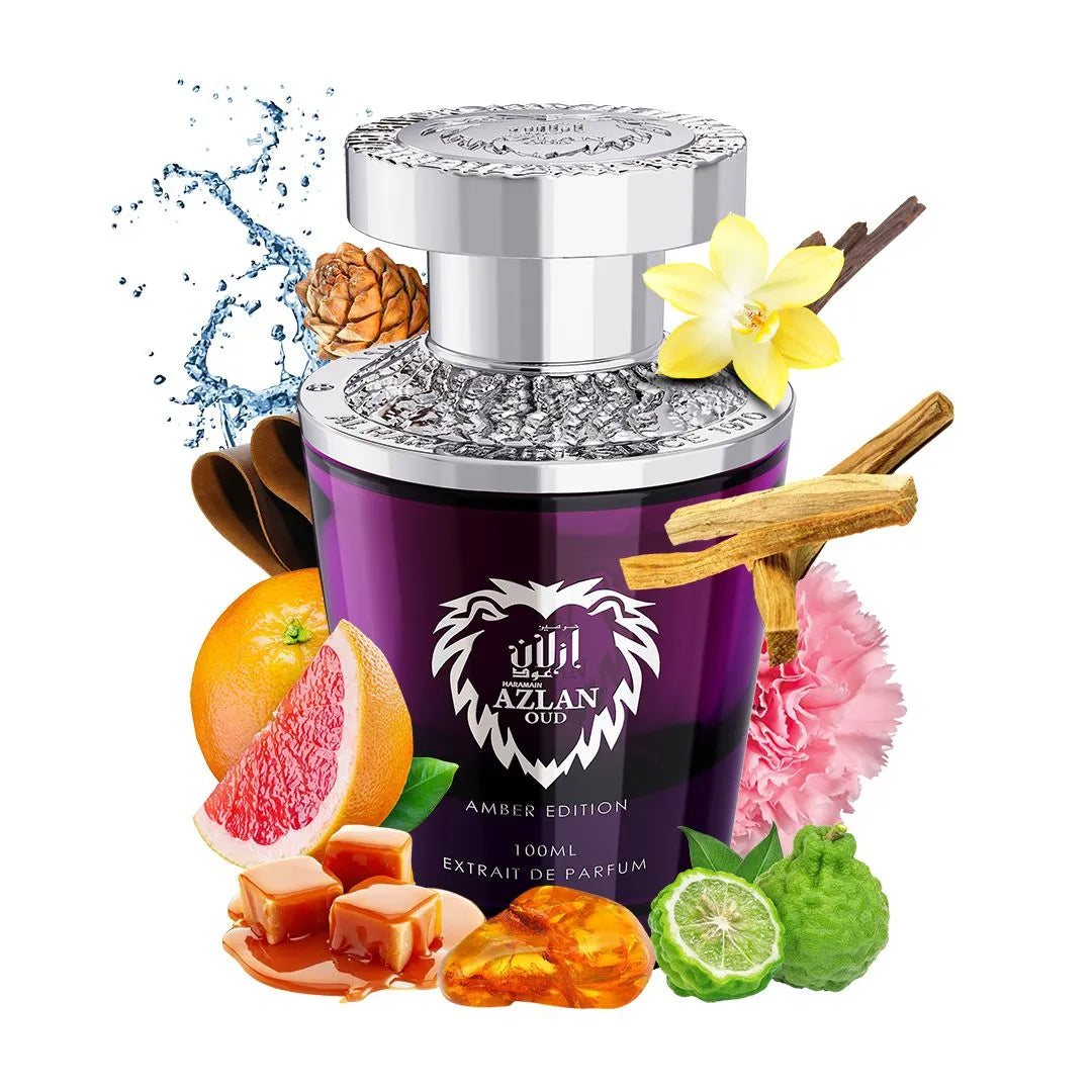 Haramain Azlan Oud Amber Edition, 100ml, Extrait De Parfum