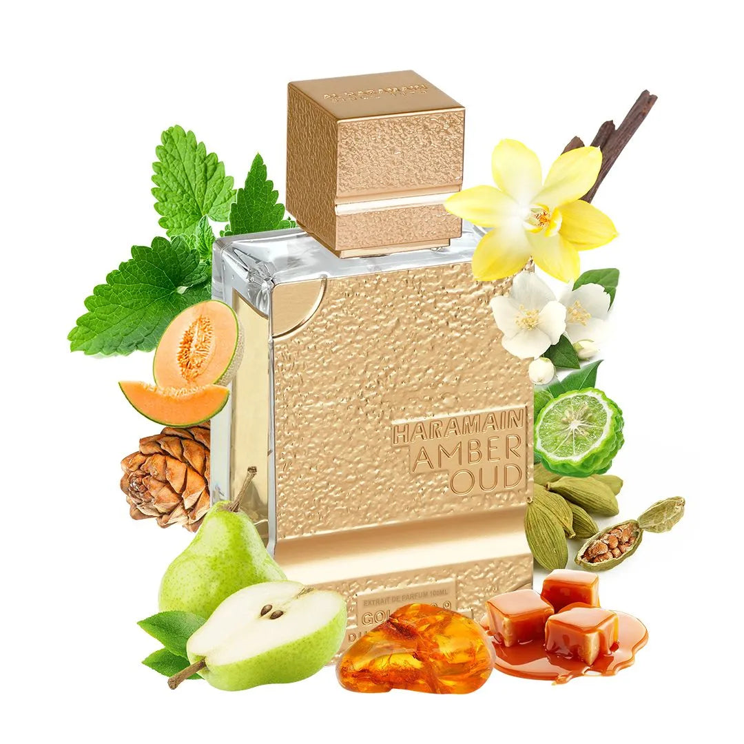 Haramain Amber Oud Gold 999.9 Dubai Edition, 100ml, Extrait De Parfum