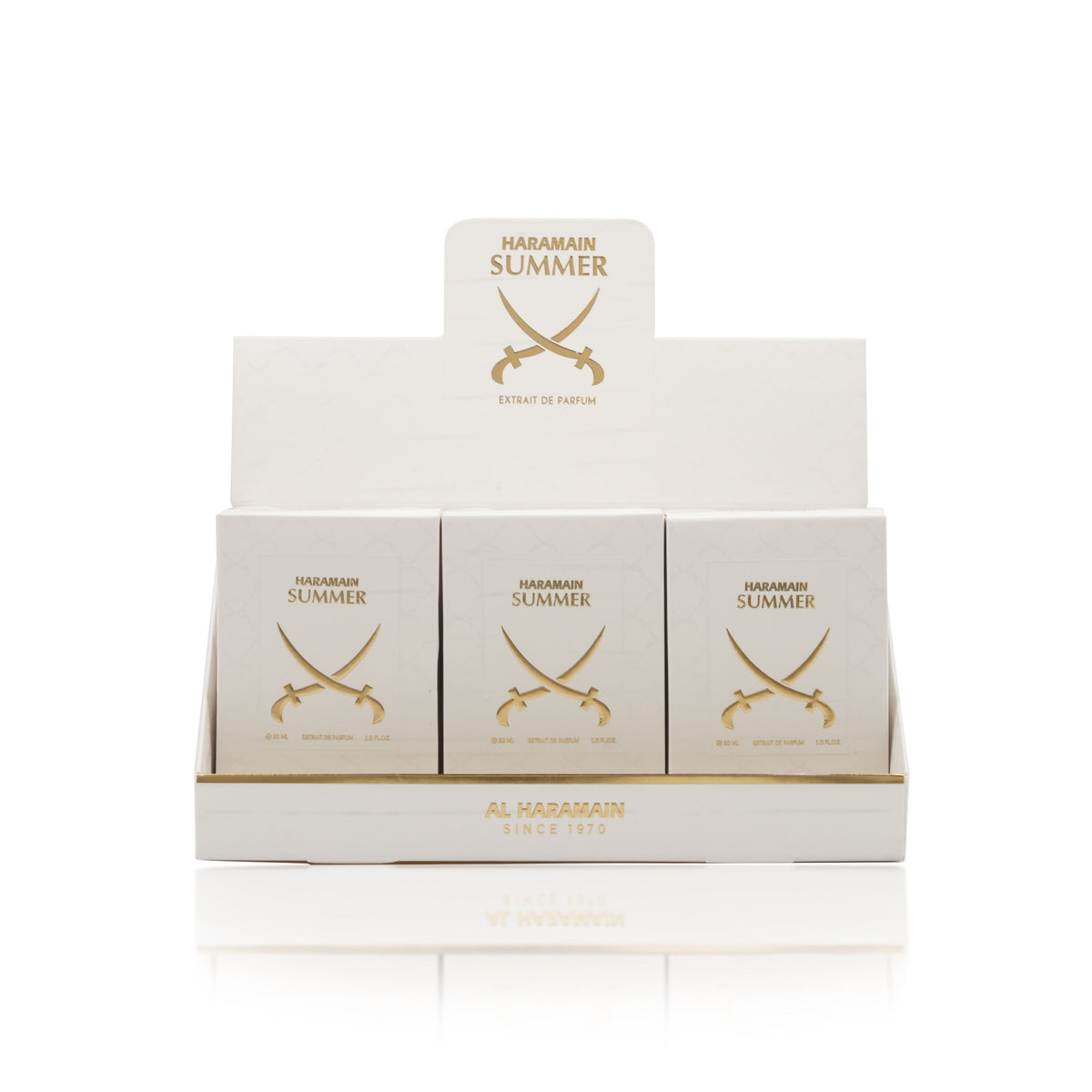 Al Haramain Summer 30ml Extrait de Parfum manufacturer display carton; sold as one bottle