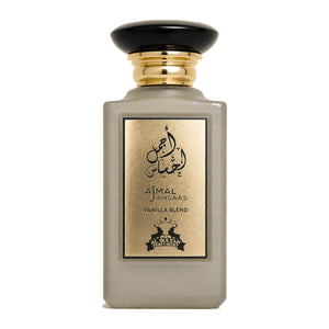 Ajmal Ahsaas Vanilla Blend Extrait de Parfum 100ml frosted grey bottle with gold label – Al Sultan Perfumery