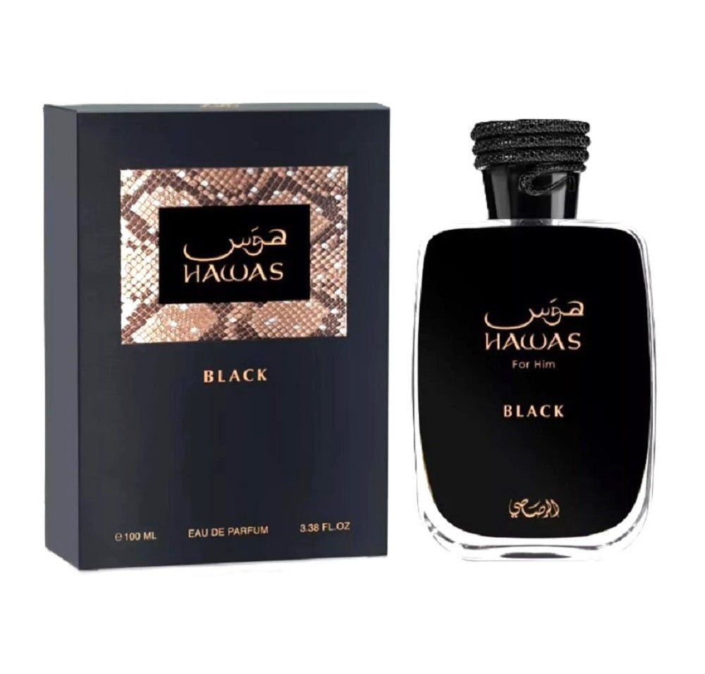 Hawas Black For Him by Rasasi 100ml Eau de Parfum