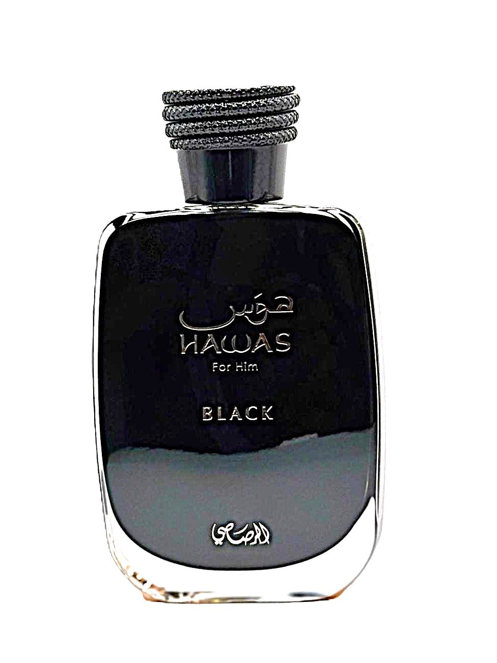 Hawas Black by Rasasi bottle and box