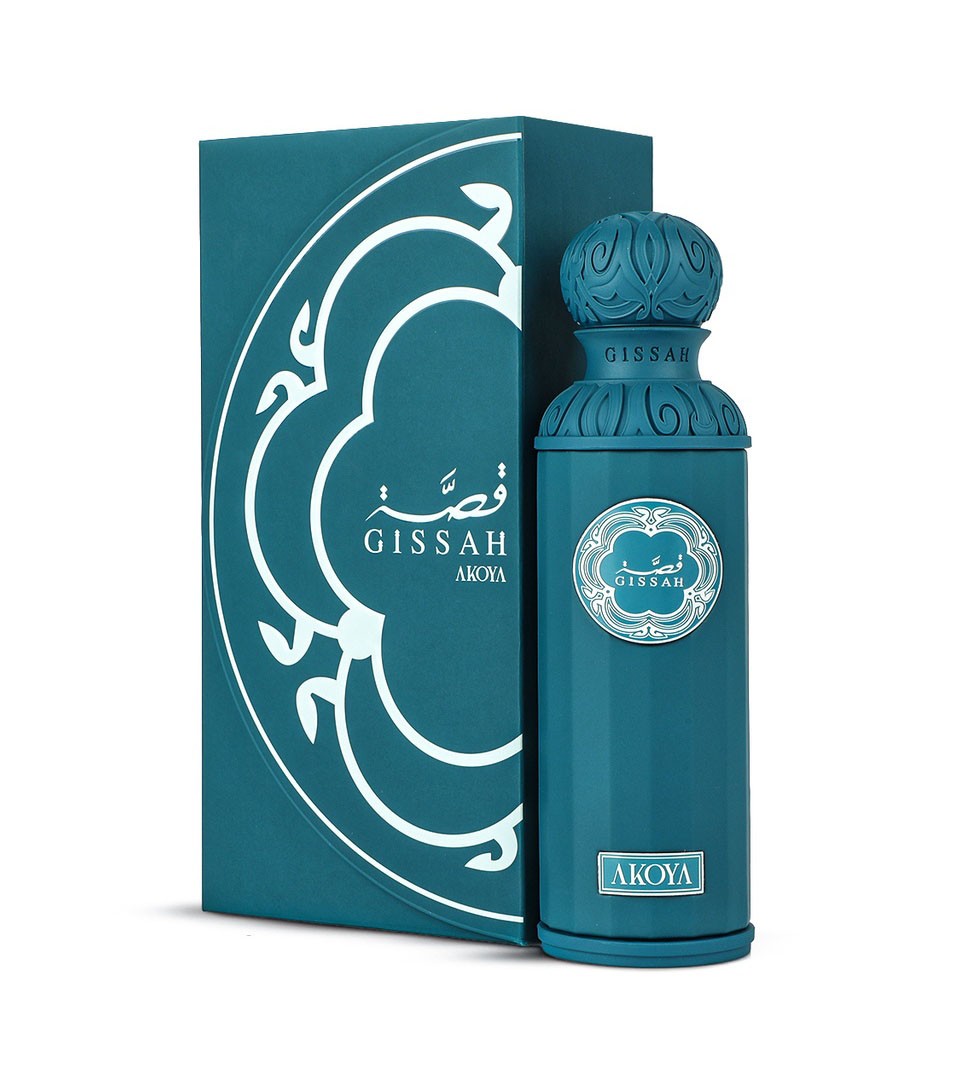 Akoya by Gissah 200ml perfume bottle